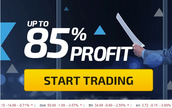 binary options only 50 cents
