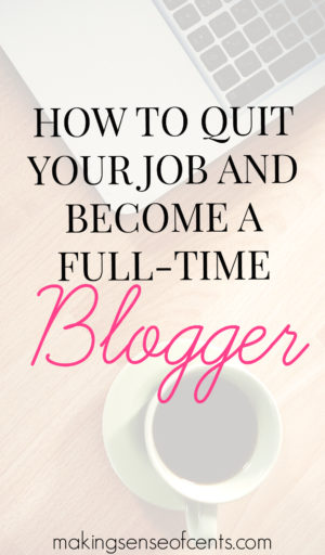 I quit my job a few years ago to become a full-time blogger. BEST. DECISION. EVER. Here are my tips on how to make money from blogging and become a full-time blogger.