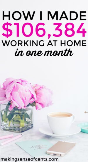 Are you interested in making money blogging or making money from home? Check out how Michelle made over $100,000 in just one month online through her blog and online blogging course.